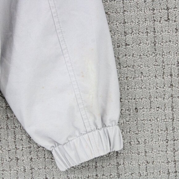 Zanerobe Bomber Jacket Mens Medium Light Gray Full Zip Lightweight Pocket Fronts - Picture 7 of 8